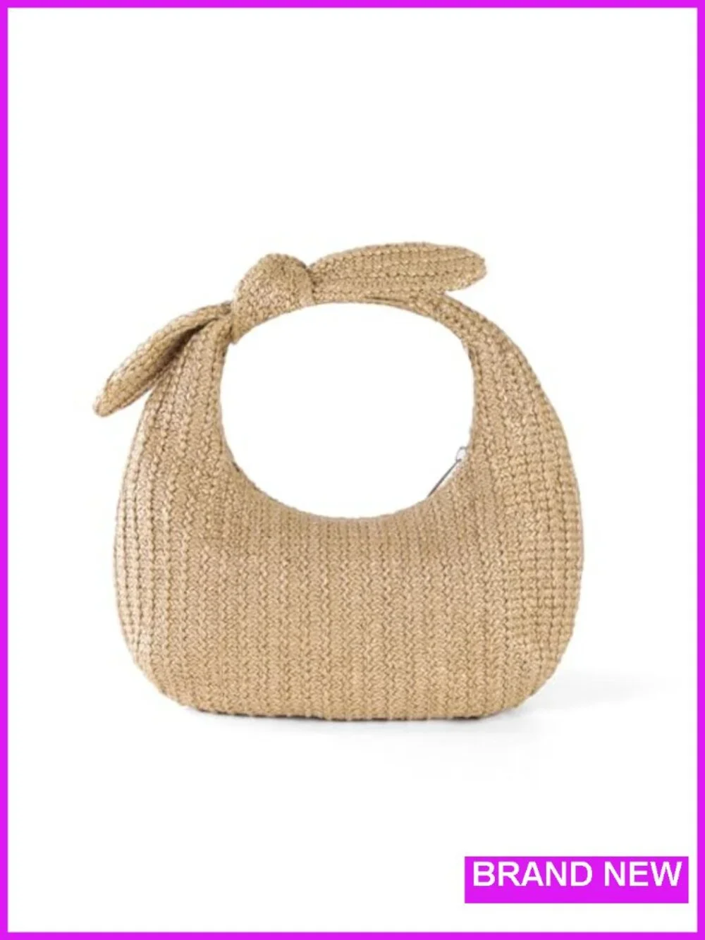 Woven Straw Clutch Purse Shoulder Crossbody Bag Summer Beach Vacation Handbag